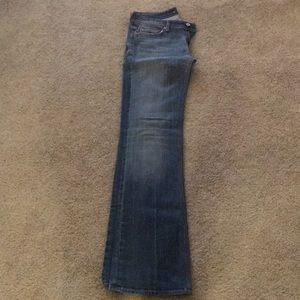 7 for all man kind size 28 boot cut jeans